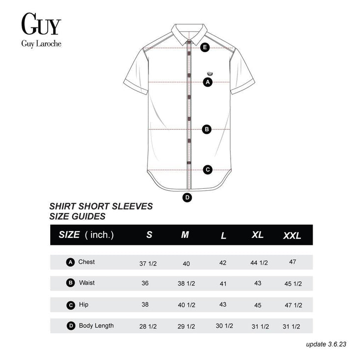 Guy Laroche เสื้อเชิ๊ตแขนสั้น รุ่น DAC5201P4-1 ICCSHOPPING