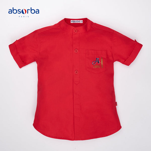 แอ็บซอร์บา เสื้อเชิ้ต แขนสั้น ตรุษจีน สำหรับเด็กอายุ 1-5 ปี คอลเลคชั่น Liberty ICCSHOPPING
