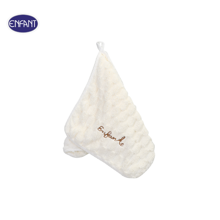 ENFANT (อองฟองต์) ผ้าขนหนู Pop corn ลายอองฟองต์ สีครีม 