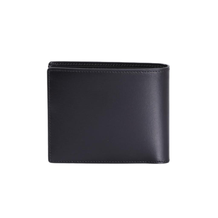Guy Laroche กระเป๋าสตางค์หนังเรียบ พับสั้น 8 การ์ด สีดำ (BW51001W5BLS1) ICCSHOPPING