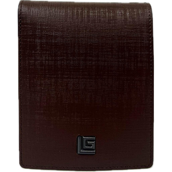 Guy Laroche กระเป๋าสตางค์อัดลาย มีช่องใส่เหรียญ สีน้ำตาล (BW33622W5BRS1) ICCSHOPPING