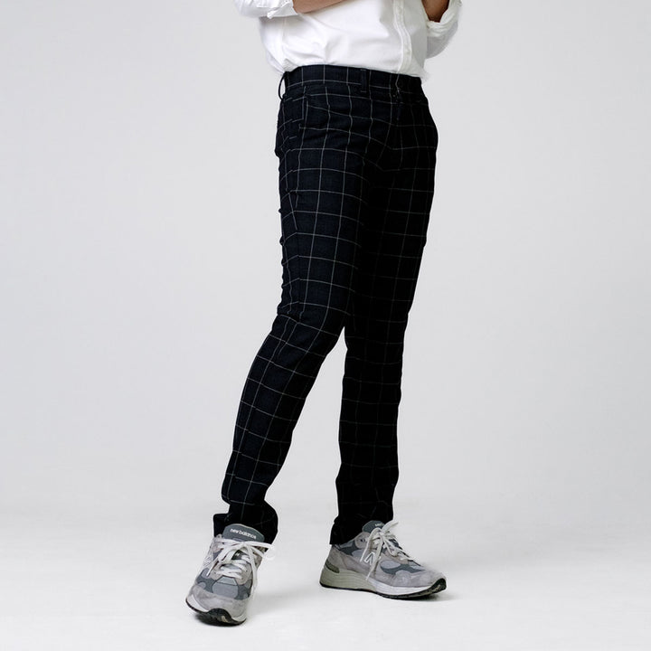 era-won กางเกงสแลคขายาว Workday Monotone Festive สี Black Rock 