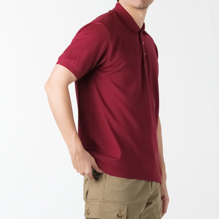 era-won เสื้อโปโล แขนสั้น ทรงสลิม Polo Shirt สี Maroon 