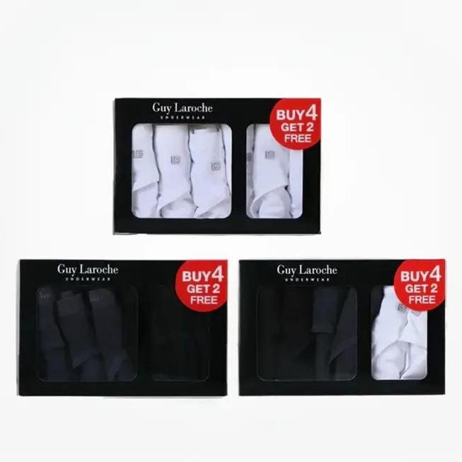 Guy Laroche กางเกงในกีลาโรช รุ่น PACK 6 ชิ้น Cotton spandex (JUS4905R5) ICCSHOPPING