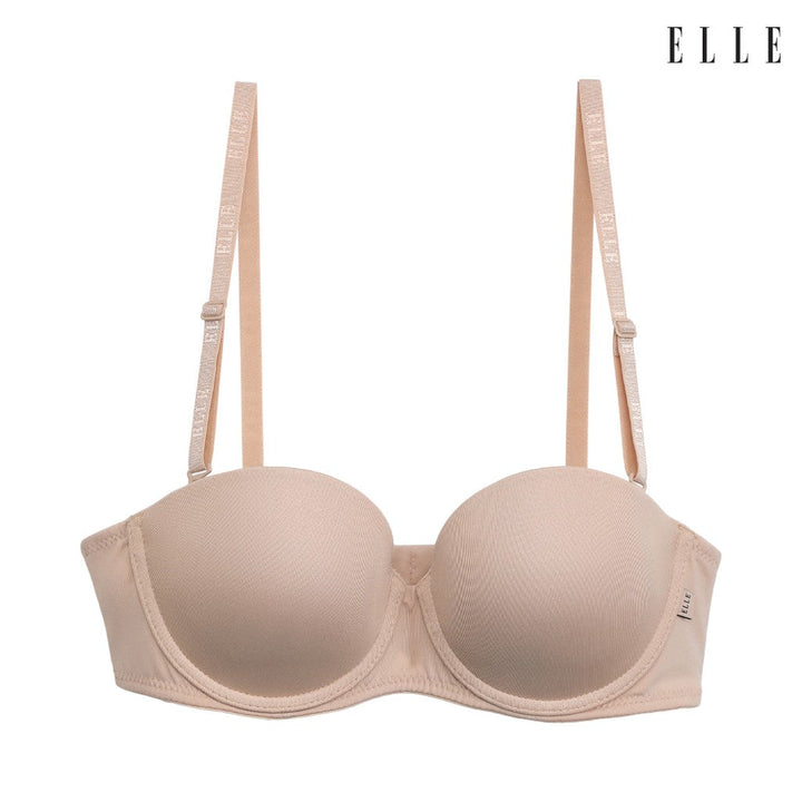 ELLE lingerie Molded bra ยกทรงมีโครง เสริมฟองน้ำ รูปแบบครึ่งเต้าสายบ่าถอดได้ - LB9515 ICCSHOPPING
