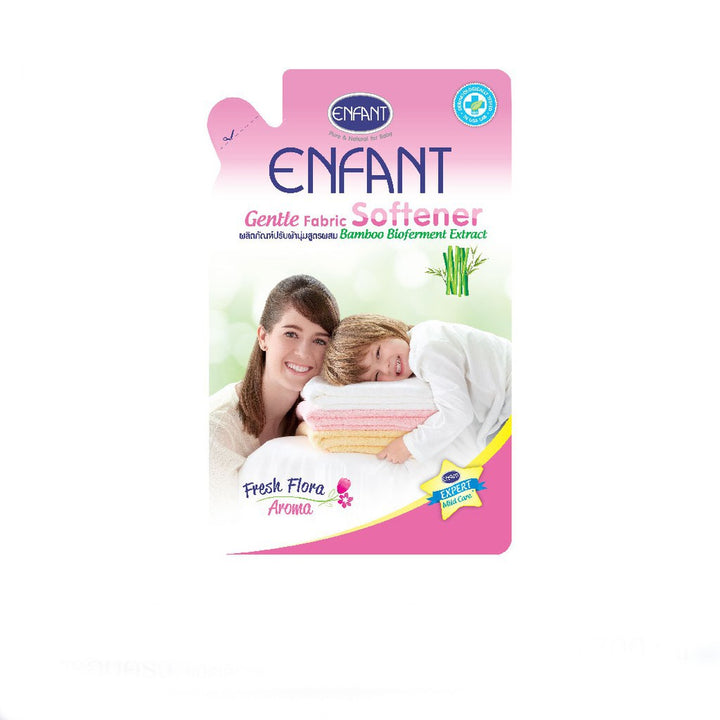 [ซื้อ 3 แถม 3] ENFANT (อองฟองต์) Gentle Fabric Softener ผลิตภัณฑ์ปรับผ้านุ่มสำหรับทุกคนในครอบครัว สูตรบอกลากลิ่นอับชื้นด้วย Bamboo Bioferment Extract 700 ml. 