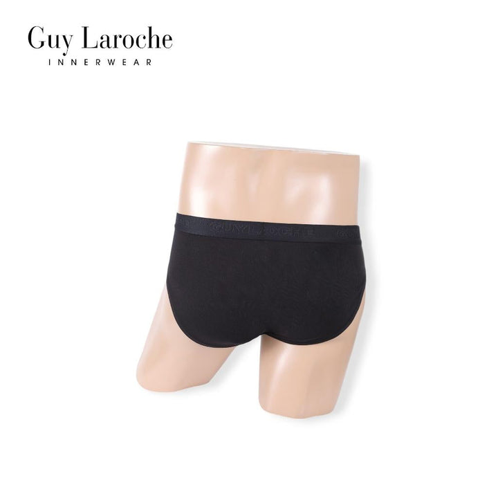 (NEW) Guy Laroche กางเกงในชาย สัมผัสนุ่ม กระชับ สวมใส่สบาย แพ็ค 2 ตัว สีดำ รุ่น JUS4501R5BL ICCSHOPPING