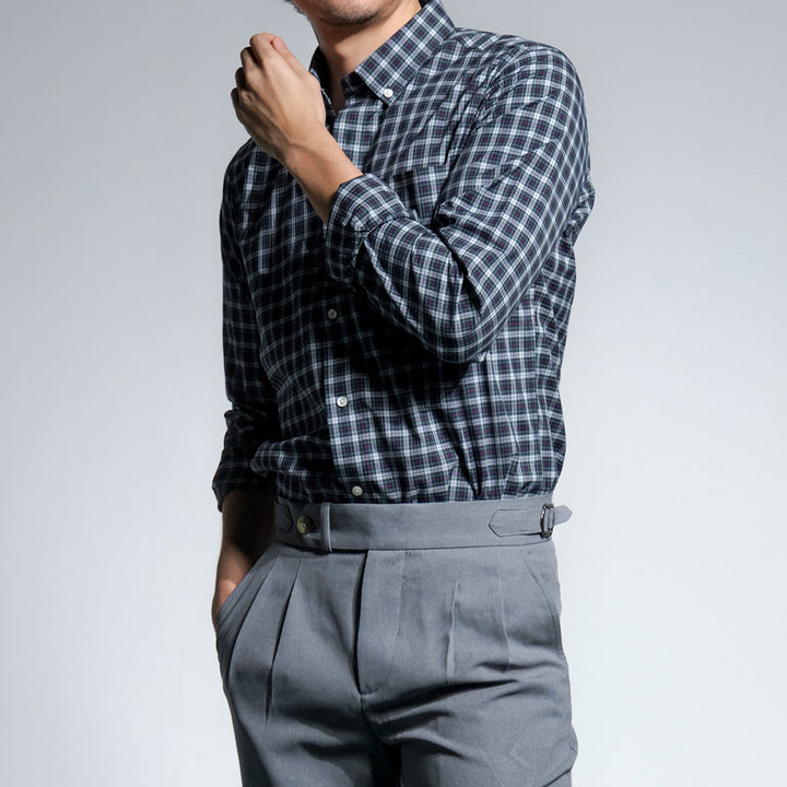 era-won เสื้อเชิ้ต ทรงปกติ รุ่น Dress Shirt สี Monaco black 