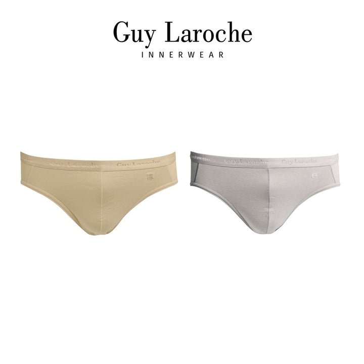 Guy Laroche กางเกงในชาย คอตตอนผสมไลก้า PACK 2 ตัว จับคู่สี รุ่น JUS3632R4 