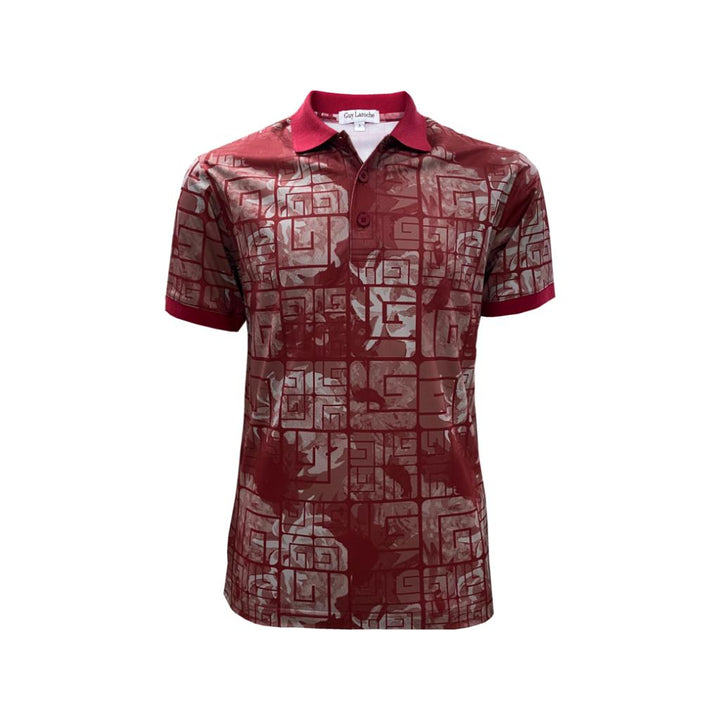 Guy Laroche เสื้อโปโลแขนสั้น พิมพ์ลาย ทรง EXTRA FIT รุ่น BKL7301S5 ICCSHOPPING