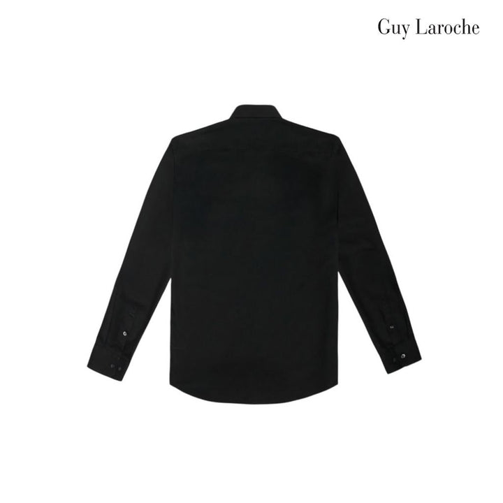 Guy Laroche เสื้อเชิ้ต PET แขนยาวสีดำ ทรง SLIM FIT รุ่น BAB6200W5BL ICCSHOPPING