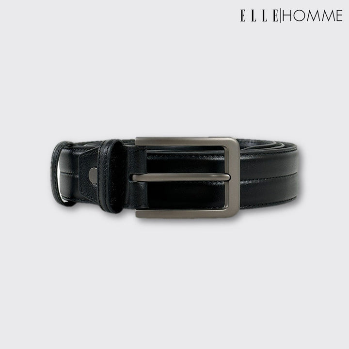 ELLE  HOMME  เข็มขัดหนังวัวแท้ สำหรับผู้ชาย H8400322 ELLE HOMME