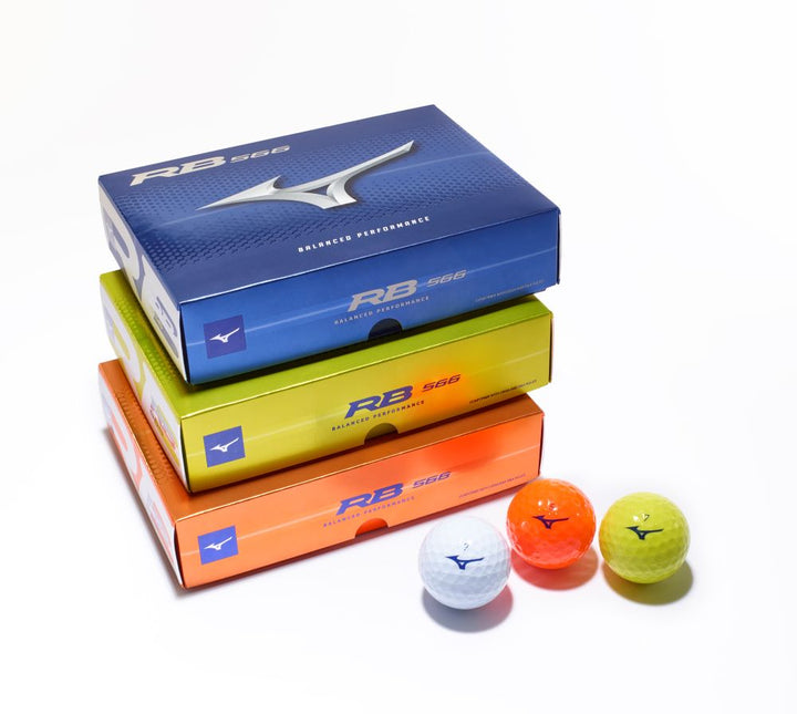 ลูกกอล์ฟ รุ่น RB566 สีขาว 12 ลูก (golfball, มิซูโน่, กอล์ฟ) Mizuno