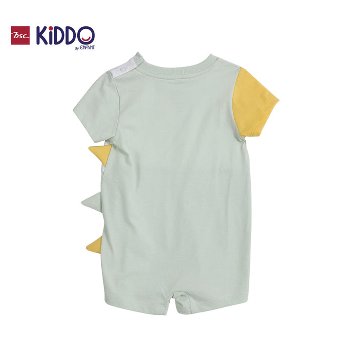 ENFANT (อองฟองต์) BSC KIDDO by Enfant ชุดหมีสั้น สำหรับเด็ก 3 เดือน - 2 ปี คอลเล็กชั่น DINO DUDE สีเขียว ICCSHOPPING