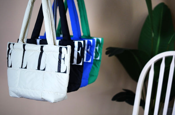 ELLE HOMME BAG กระเป๋าผ้า Puffy Bag Marshmallow Collection รุ่น H8H012 