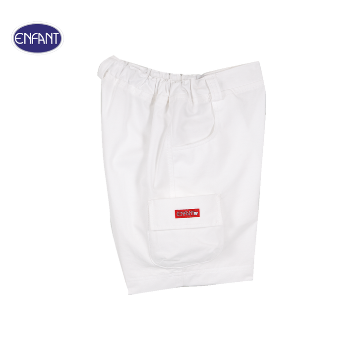 ENFANT (อองฟองต์) ชุดเสื้อเชิ้ต+กางเกงสามส่วน สำหรับเด็ก 6 เดือน - 8 ปี คอลเล็กชั่น Marine ผ้าคอตตอน 100% สีฟ้า 