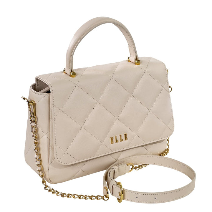 ELLE BAG I กระเป๋าสะพายข้างผู้หญิงทรง QUITING มี 4 สี สีดำ สีเขียว สีขาว สีม่วง I EWH164 Elle