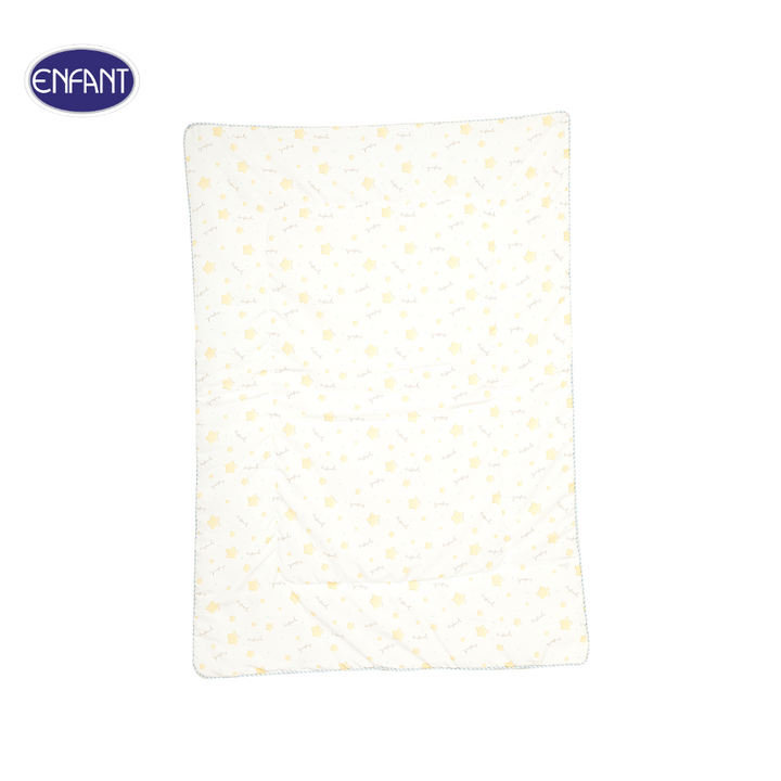 ENFANT (อองฟองต์) ผ้าห่มบุใยผ้า Woven ลายน้องแกะ ผ้า Premium Keshiba ขนาด 30x40 นิ้ว 