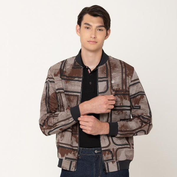 Guy Laroche เสื้อแจ็คเก็ต สีน้ำตาล มีซับใน เนื้อผ้า Polyester/Spandex ทรง SLIM FIT รุ่น BJC7201W5BR ICCSHOPPING