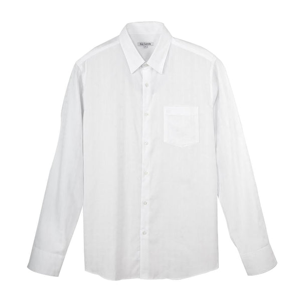 Guy Laroche เสื้อเชิ้ตแขนยาวใส่ทำงาน ลายในตัว (BAB9201W4) ICCSHOPPING