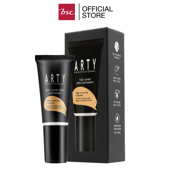 ARTY PROFESSIONAL FULL COVER SKIN CONCEALER อาร์ทตี้ โปรเฟสชั่นแนล ลูส เซตติ้ง พาวเดอร์ โกลว์ ผลิตภัณฑ์ปกปิดริ้วรอย คอนซีลเลอร์ เนื้อครีม เกลี่ยง่าย ที่สุดของการปกปิดริ้วรอย ฝ้า กระ จุดด่างดำ 