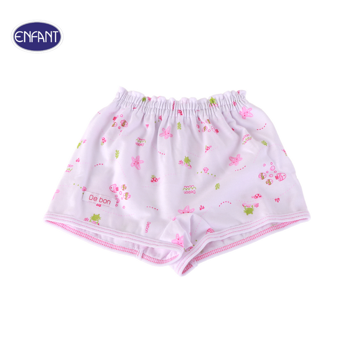 ENFANT (อองฟองต์) Gift set Debon by Enfant เซ็ตเสื้อผ้า 1กล่อง/6ไอเท็ม สำหรับเด็ก 0-3 เดือน ผ้าคอตตอน 100% สีชมพู 