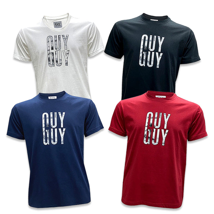 Guy Laroche เสื้อยืดสกรีนลายรองเท้า เนื้อผ้า Cotton100% Guy Laroche