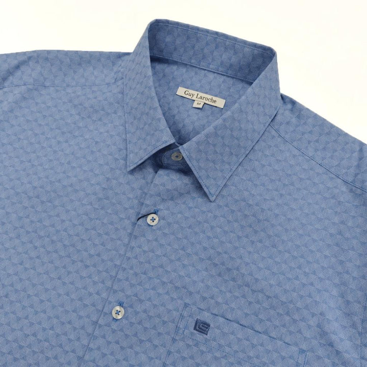 Guy Laroche เสื้อเชิ้ตทำงานแขนยาว ทรง SLIM FIT รุ่น BAB9202W4BU ICCSHOPPING