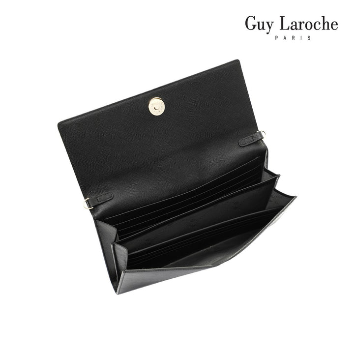 Guy Laroche กระเป๋าสะพายสตรี รุ่น CLASSIC III ( หนังอัดลาย ) - AGH0112_BL 