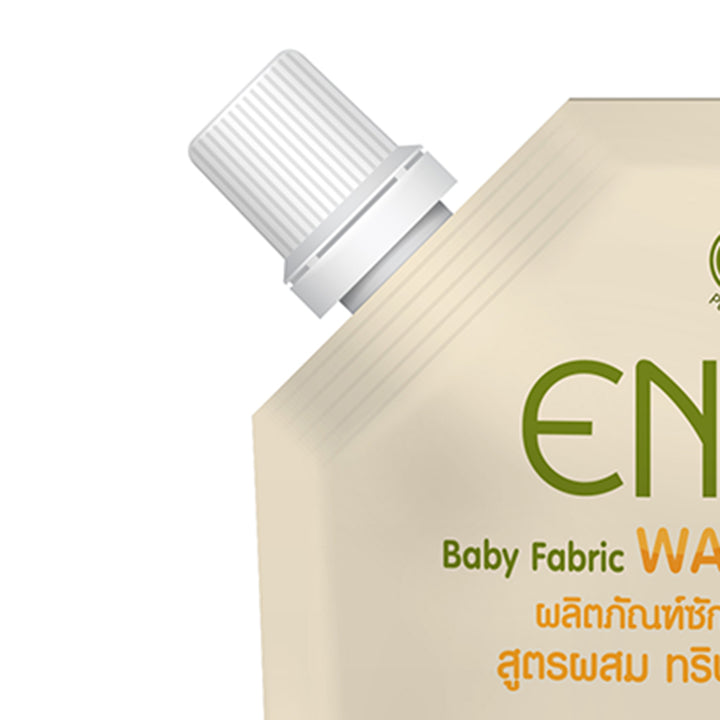 ENFANT (อองฟองต์) Baby Fabric Wash With Softener น้ำยาซักผ้าเด็กอ่อนผสมปรับผ้านุ่ม 600ml. 
