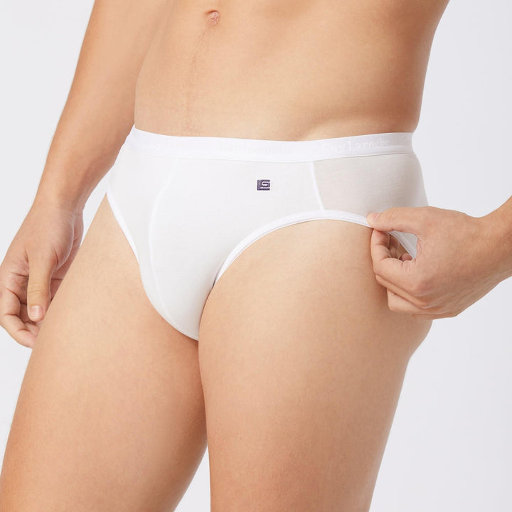 Guy Laroche กางเกงในกีลาโรช รุ่น PACK 6 ชิ้น Cotton spandex - สีขาว สีดำ สีเทา (JUS4905R5) ICCSHOPPING