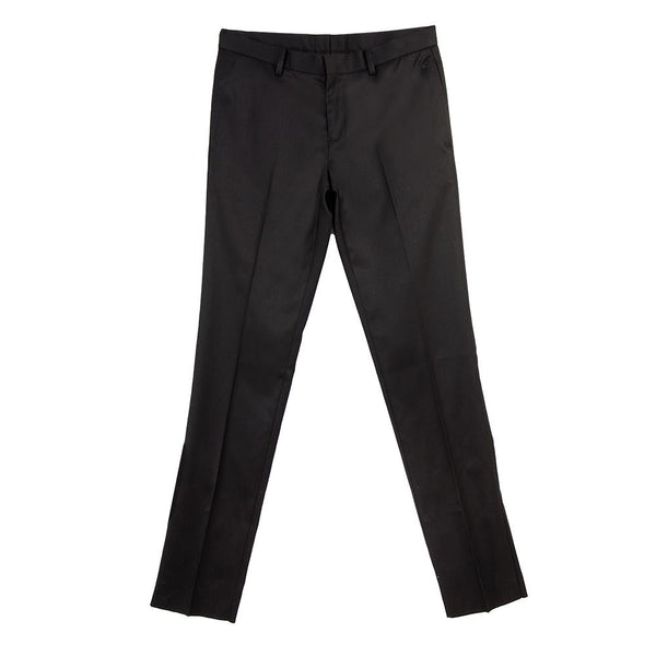 Guy Laroche กางเกงสแล็ค (รุ่นBSB6281P4) ทรงกระบอก ไม่มีจีบทรง(SLIM FIT) - สีดำ ICCSHOPPING