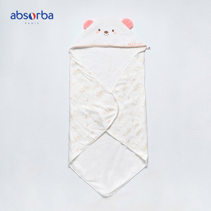 แอ็บซอร์บา ผ้าห่อตัวเด็กแรกเกิด ขนาด 36 x 40 นิ้ว สีชมพู คอลเลคชั่น Happiness เหมาะสำหรับเด็กแรกเกิดขึ้นไป ICCSHOPPING