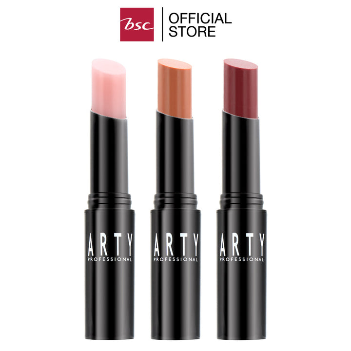 ARTY PROFESSIONAL GLOW LIP BALM อาร์ทตี้ โปรเฟสชั่นแนล โกลว์ ลิป บาล์ม ลิปคัลเลอร์บาล์ม เนื้อฉ่ำโกลว์ เกลี่ยง่ายมอบสัมผัสนุ่มลื่น บางเบา และให้สีระเรื่อสดใสอย่างเป็นธรรมชาติ BSC Arty Professional