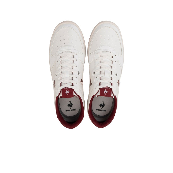 le coq sportif รองเท้าชาย รุ่น LCS GRAND EST CL สีขาว-แดง 