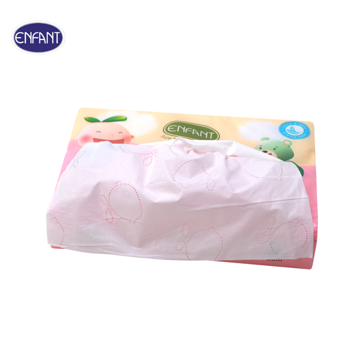 ENFANT (อองฟองต์) Extra Soft Moisture Facial Tissue ทิชชู่ผสมมอยส์เจอร์ ชนิดนุ่มพิเศษ 1ลัง/6แพ็ค 1แพ็ค/3ชิ้น 