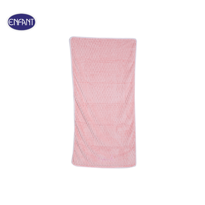 ENFANT (อองฟองต์) ผ้าขนหนู Pop corn ลายอองฟองต์ สีชมพู ENFANT
