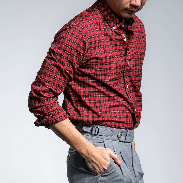 era-won เสื้อเชิ้ต ทรงปกติ รุ่น Dress Shirt สี Red tamiya 