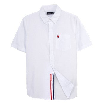 ELLE HOMME เสื้อเชิ้ตคอปก แขนสั้น รุ่น- W8B680 