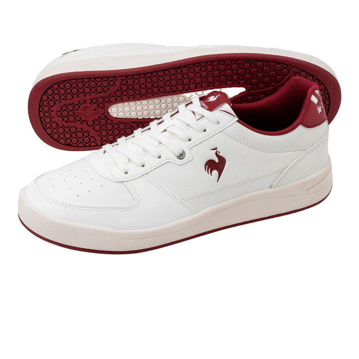 le coq sportif รองเท้าชาย รุ่น LCS GRAND EST CL สีขาว-แดง 