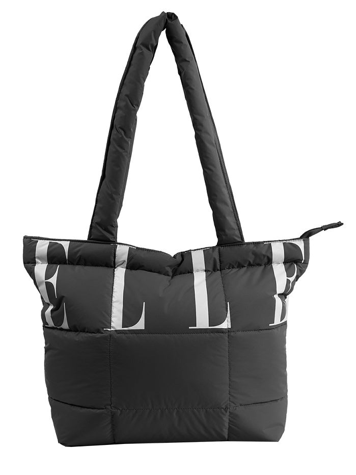 ELLE HOMME BAG กระเป๋าผ้า Puffy Bag Marshmallow Collection  ใบใหญ่  รุุ่น H8H011 