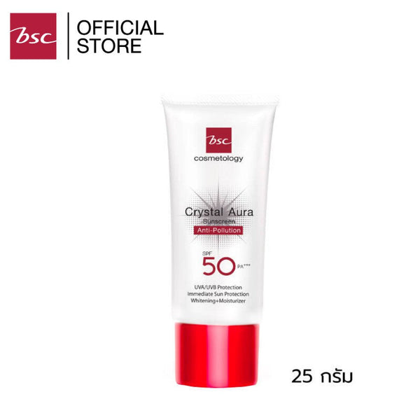 BSC CRYSTAL AURA SUNSCREEN SPF 50 PA+++ ANTI-POLLUTION ICCSHOPPING