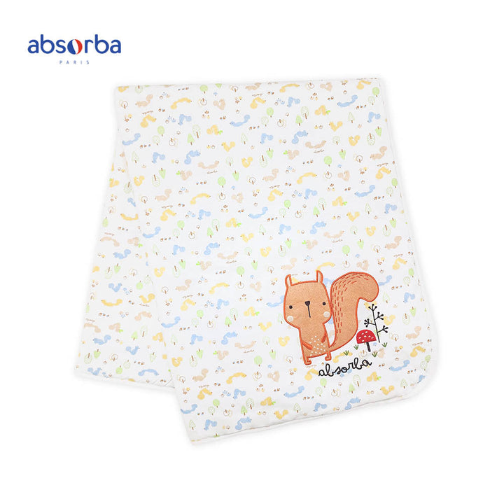 จำหน่ายเฉพาะออนไลน์ - แอ็บซอร์บา ผ้าห่มเด็กแรกเกิด ขนาด 31x41 นิ้ว มี 2 ลายให้เลือก ICCSHOPPING