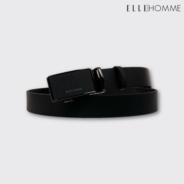 ELLE  HOMME  เข็มขัดหนังวัวแท้ สำหรับผู้ชาย H84006723 Elle Homme