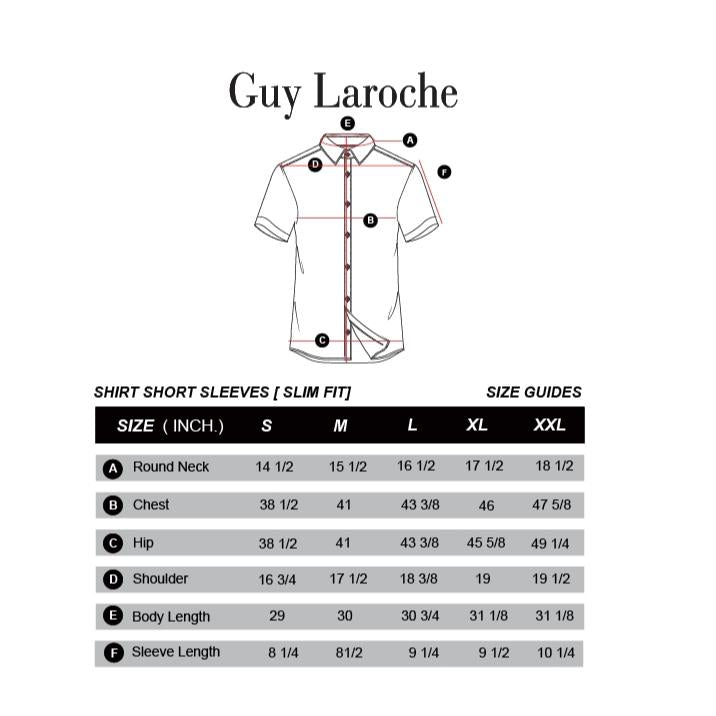 Guy Laroche เสื้อเชิ้ตลำลองแขนสั้น ทรง SLIM FIT รุ่น BAC9203S4 ICCSHOPPING