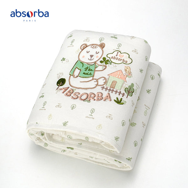 จำหน่ายเฉพาะออนไลน์ - แอ็บซอร์บา ผ้าห่มเด็กแรกเกิด ขนาด 31x41 นิ้ว มี 2 ลายให้เลือก ICCSHOPPING