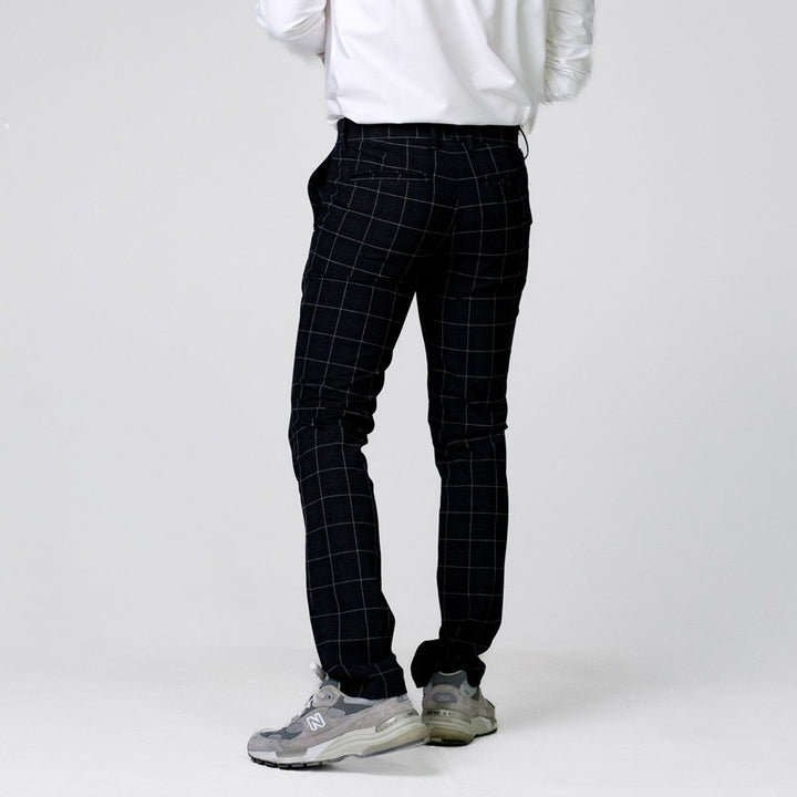 era-won กางเกงสแลคขายาว Workday Monotone Festive สี Black Rock 