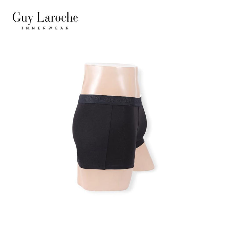 (NEW) Guy Laroche กางเกงในชาย ทรงTrunks สัมผัสนุ่ม กระชับ สวมใส่สบาย แพ็ค 2 ตัว สีดำ (JUU4501R5BL) ICCSHOPPING