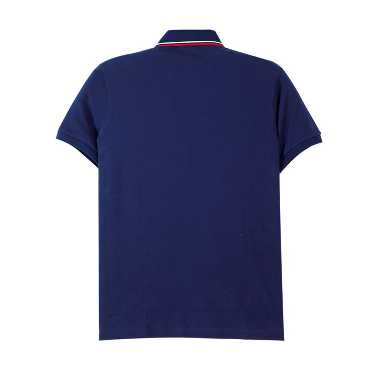 Guy Laroche เสื้อโปโลแขนสั้น สีกรม ใส่สบาย สีสด ไม่ซีดง่าย ทรง Extra FIT รุ่น BKL6301W5NV ICCSHOPPING