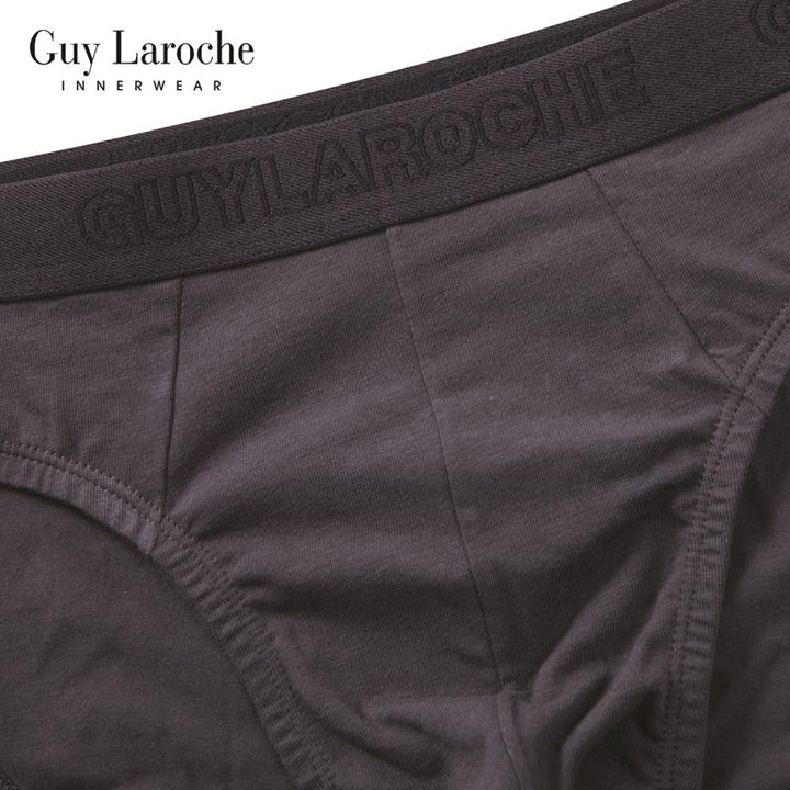 (NEW) Guy Laroche กางเกงในชาย สัมผัสนุ่ม กระชับ สวมใส่สบาย แพ็ค 2 ตัว สีเทา รุ่น JUS4501R5GY ICCSHOPPING